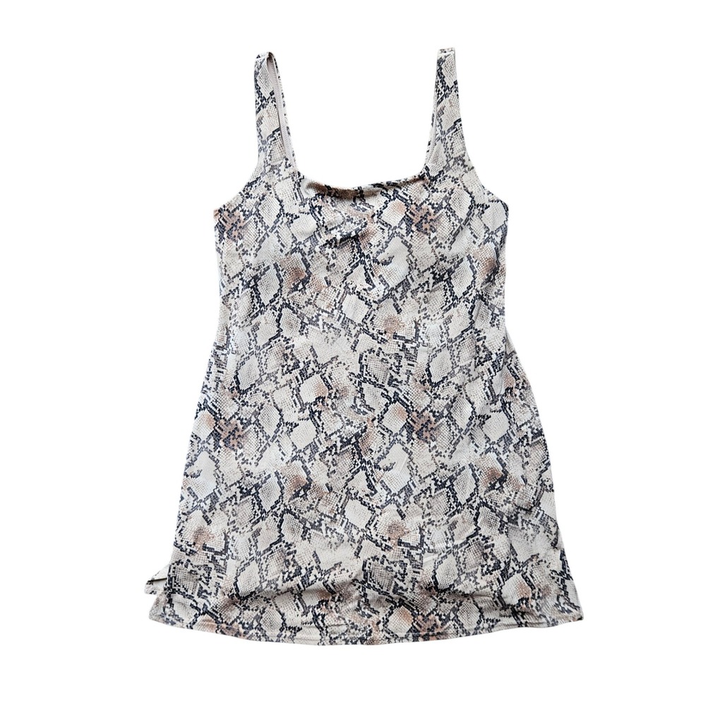 OFFLINE by Aerie Exercise Dress Large Snakeskin Animal Print NWT 1704-1718